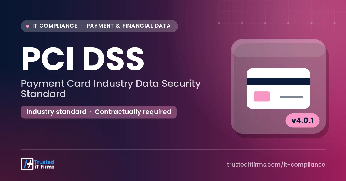 PCI DSS guide thumbnail: payment card on a pink background with the Payment Card Industry Data Security Standard title