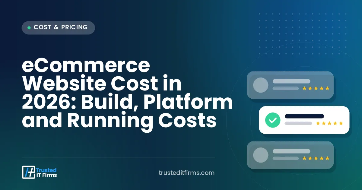 eCommerce Website Cost in 2026: Build, Platform and Running Costs