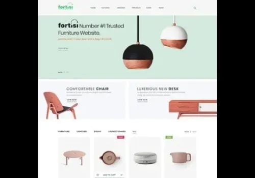 Fortisi – Trusted Furniture Ecommerce Website